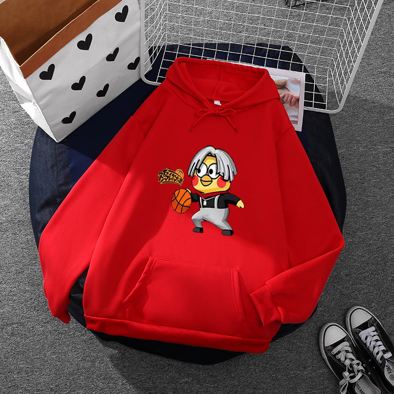 Kvinders hoodie med kreativt basketballmotiv Stilla