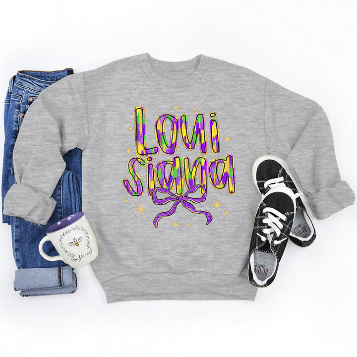 Kvinders sweatshirt med kreativ skrift og blødt inderskud Stilla