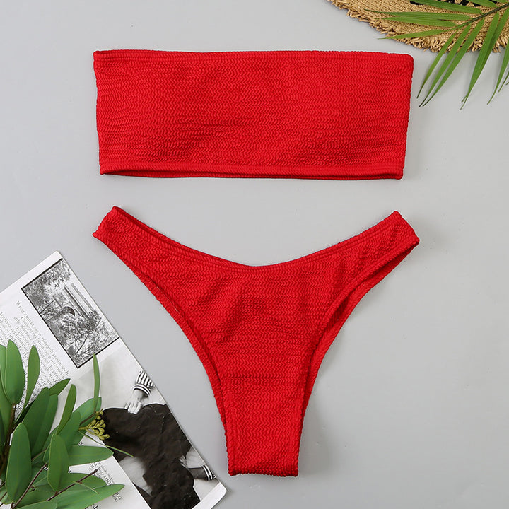 Femme Stropløst Klassisk Bikini-Sæt Stilla