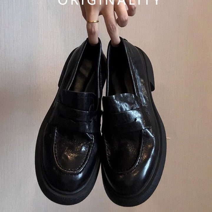 Dame Chunky-sål Læder Slipper Stilla