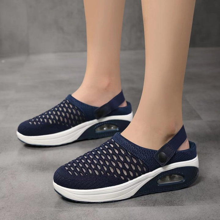 Dame fritidssko med åndbart netdesign og komfortabel sål Stilla