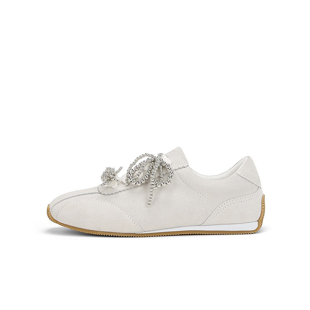 Dame Komfort Sko Sneakers med dekorativt strassdetalje Stilla