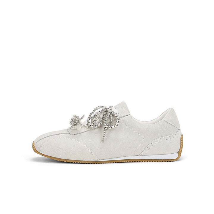 Dame Komfort Sko Sneakers med dekorativt strassdetalje Stilla