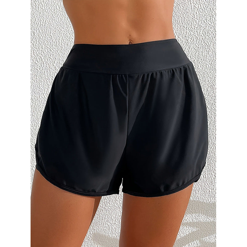 Dame Sporty Shorts med høj talje og løs pasform Skovae