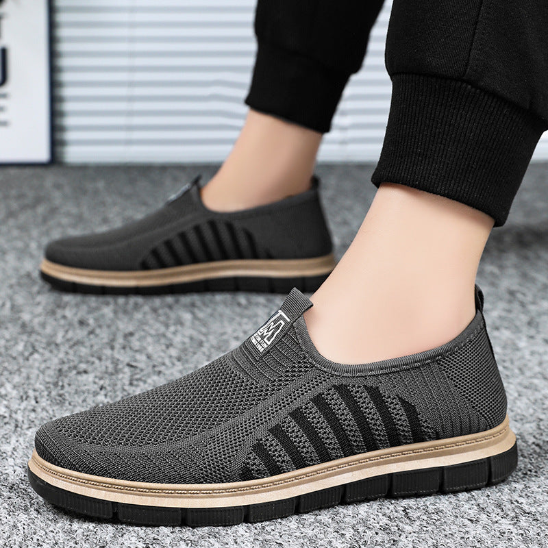 Dame Slip-On Åndbare Sneakers med Fleksibelt Mesh-Design Stilla