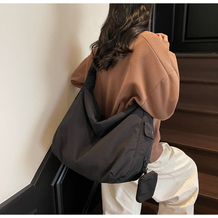 Femme Casual Blødt Stof Hobo Bag Stilla