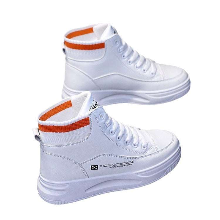 Dame højpelsede sneakers med stabil støddæmpende sål og moderigtigt accent Stilla