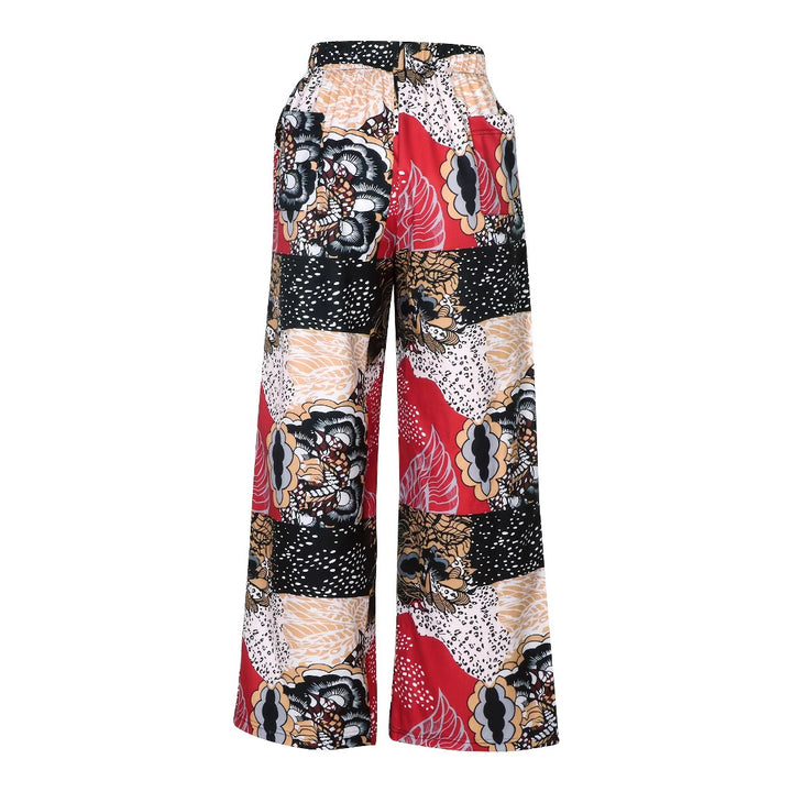 Femme Relaxed Fit Blomster Patchwork Bukser Stilla