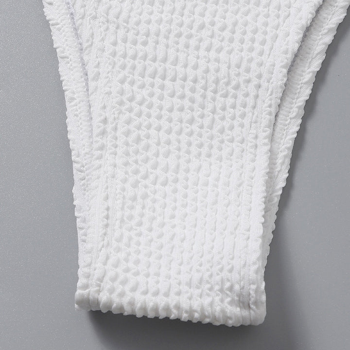 Dame Triangel-bikini med raffineret netdesign Skovae