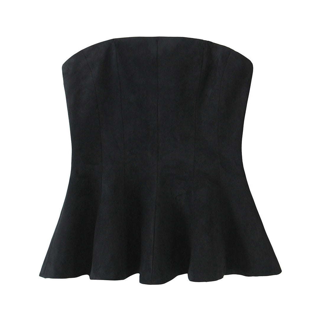 Stilla | Trendy To-Farvet ærmeløs Bandeau Top