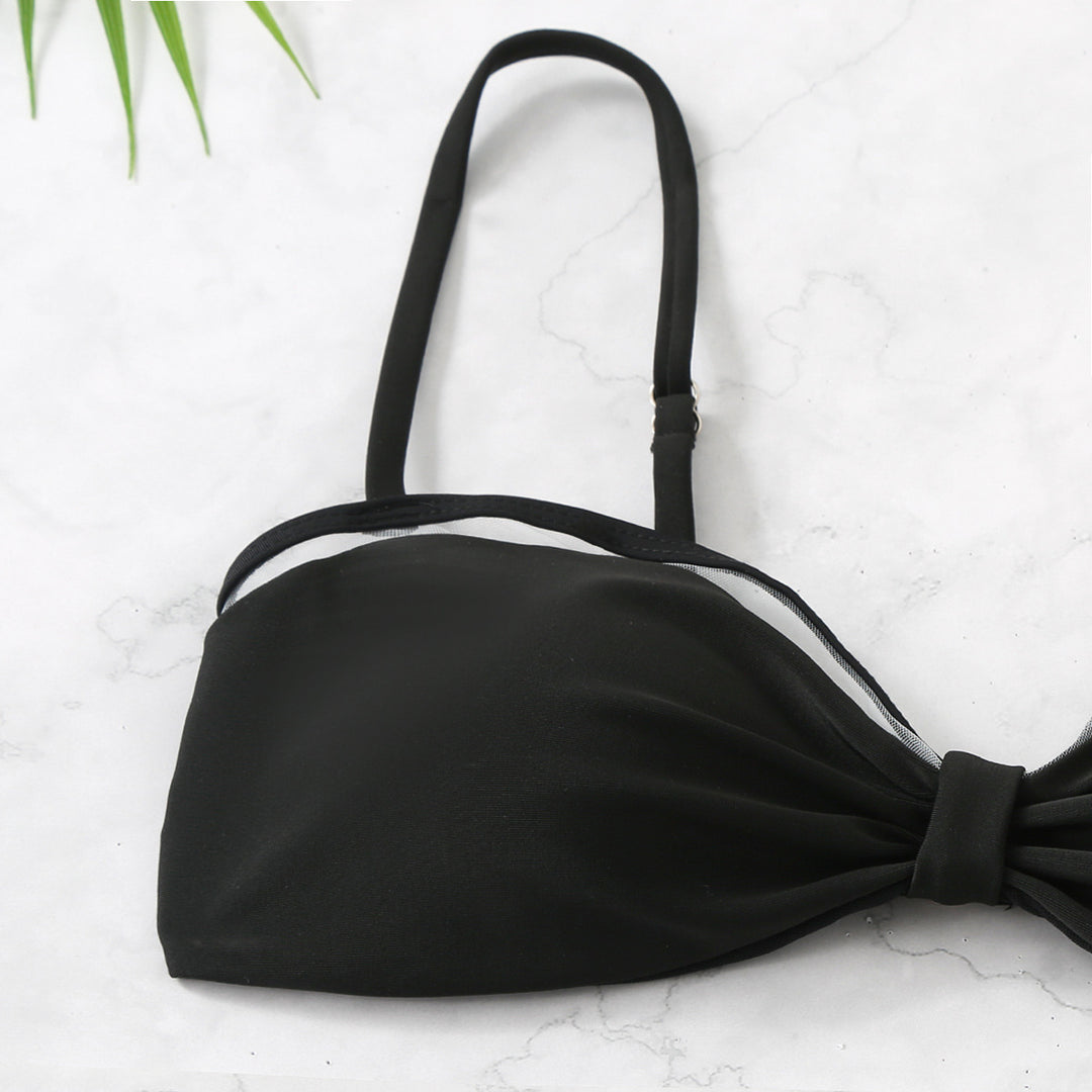 Dame Strandbukser med transparent meshdesign og elastisk talje Stilla