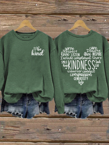 Dame sweatshirt med inspirerende kold design og generøs pasform Stilla
