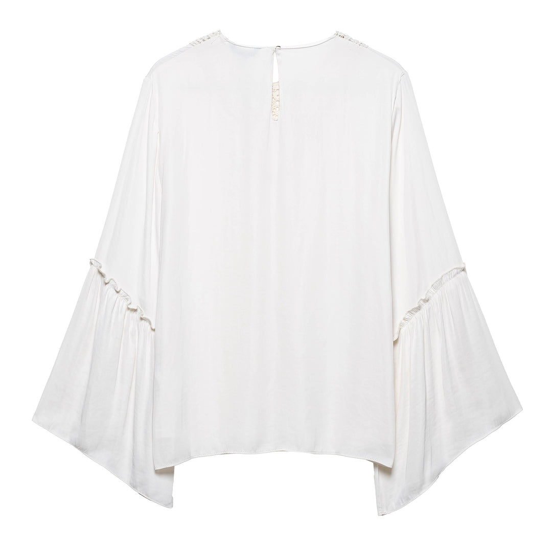 Femme Bohemian Glockenærmer Bluse Stilla