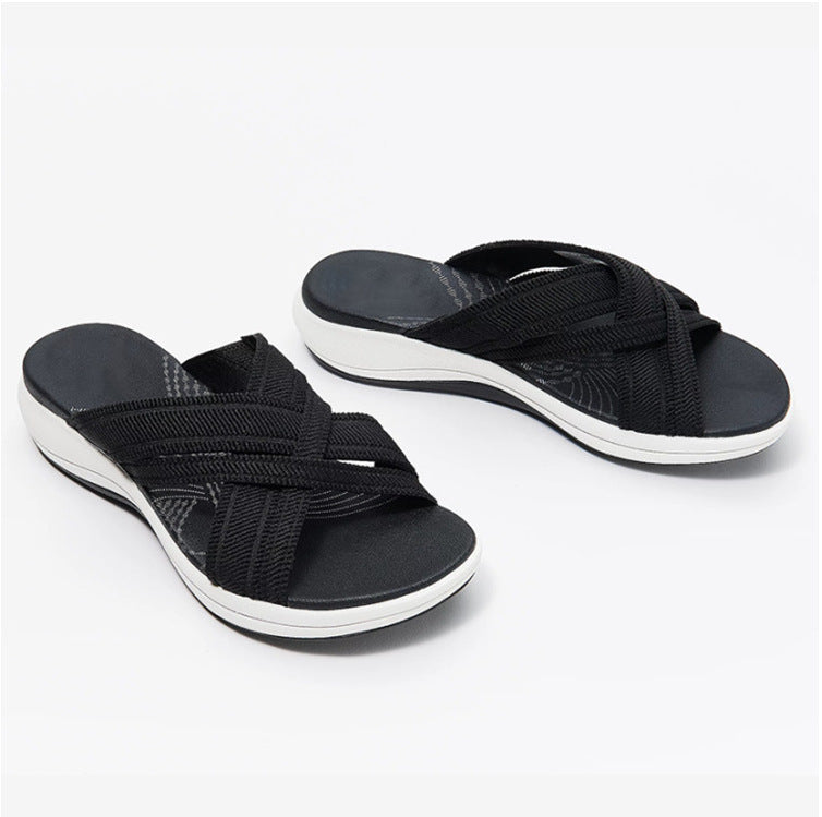 Dame komfort-sandaler med justerbare stropper og ergonomisk fodseng Stilla