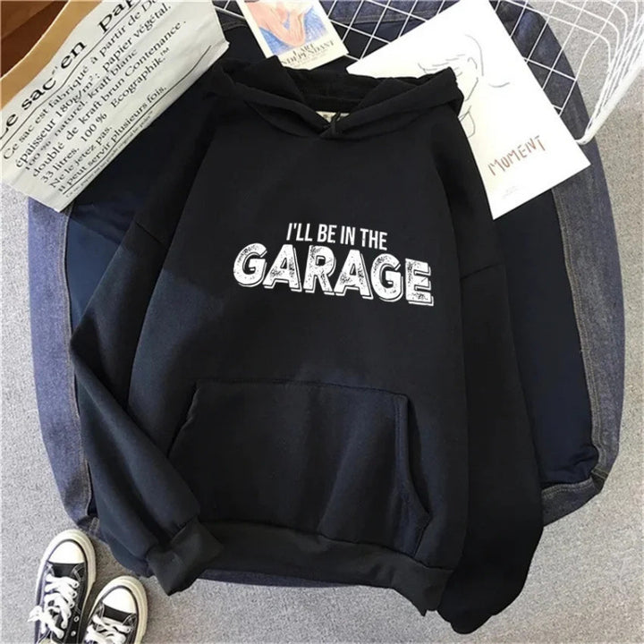 Kvinders Hoodie med Creative Garage Motiv Skovae