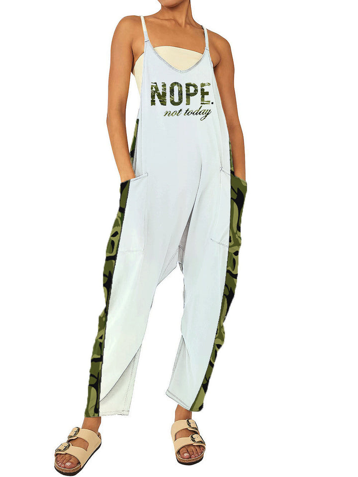 Dame jumpsuit med unikt grafikdesign Stilla
