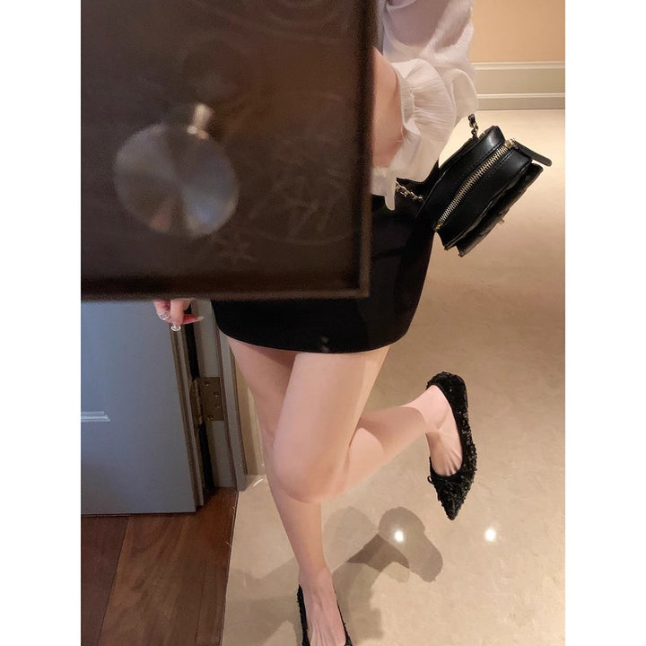 Damer Elegante Sløjfe-Accent Ballerina Sko Stilla