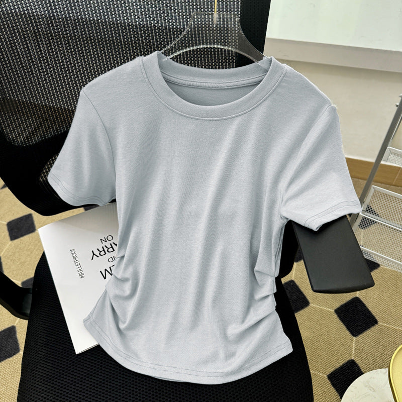 Dame Casual Relaxed Fit Klassisk T-shirt Stilla