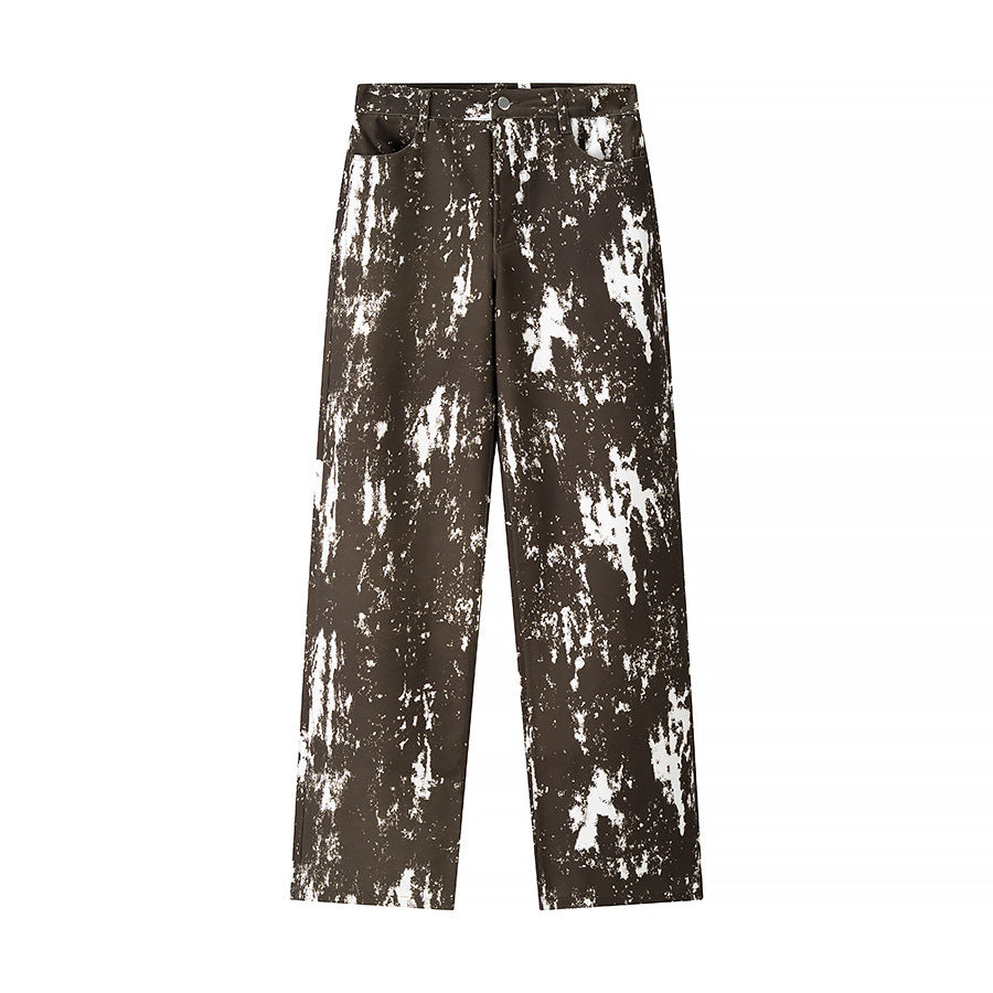 Femme Abstrakt Print Cropped Jakke Stilla