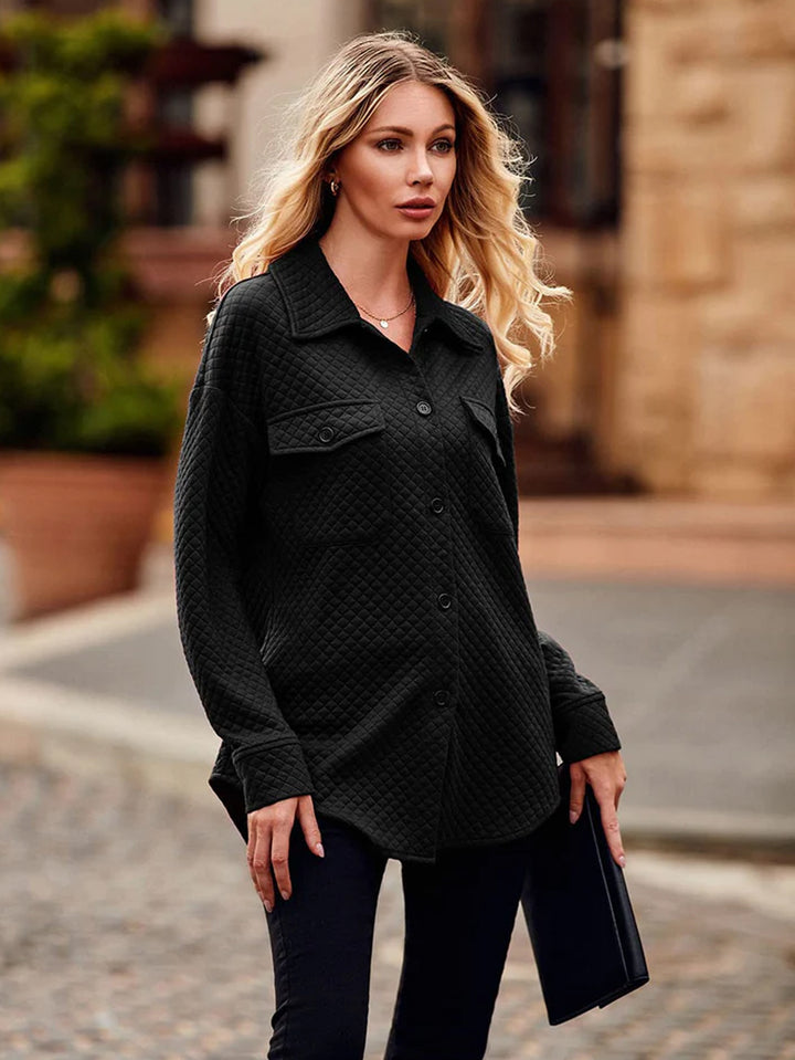 Dame quiltet Overshirt Stilla