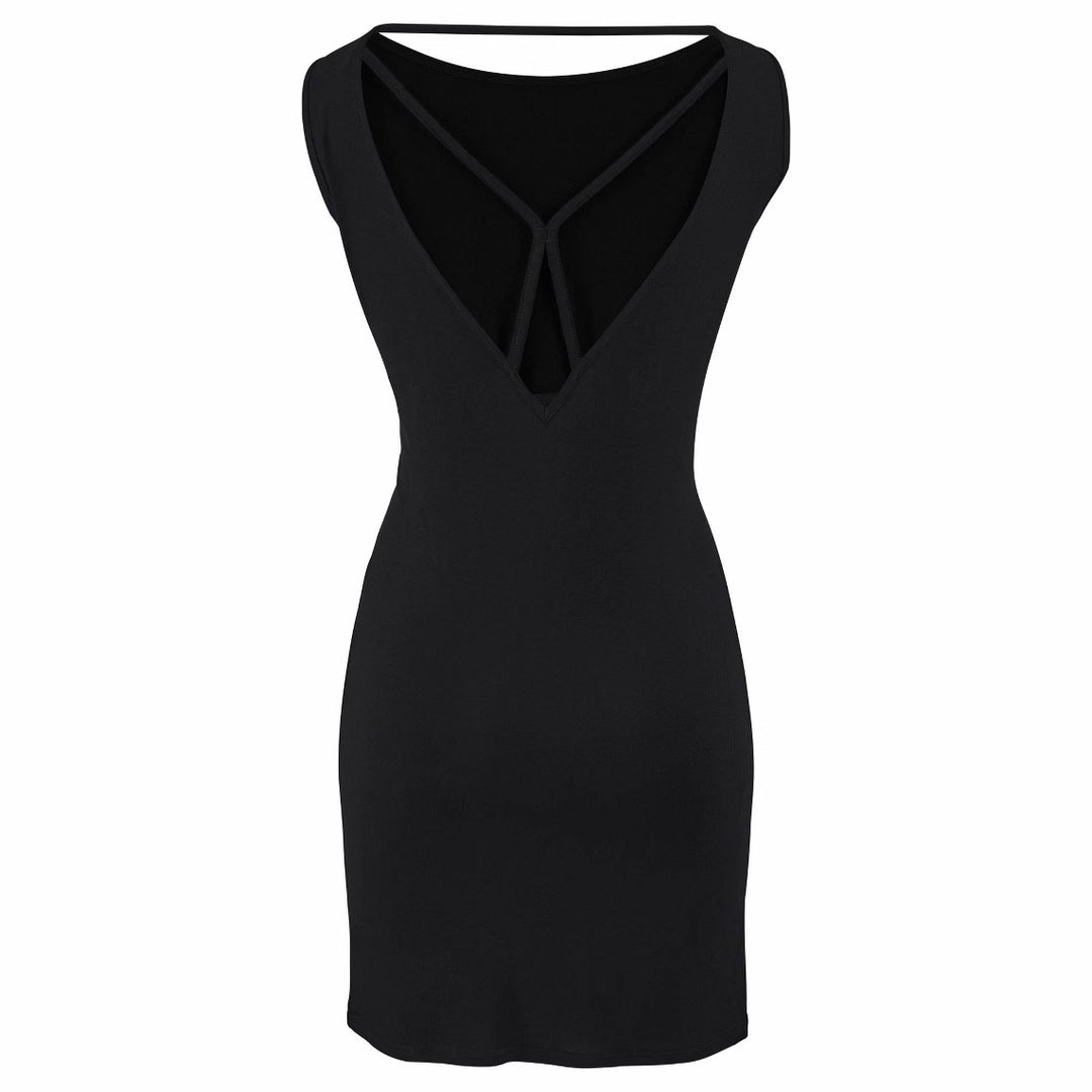 Dame Sleek Rygfri Mini Kjole Stilla