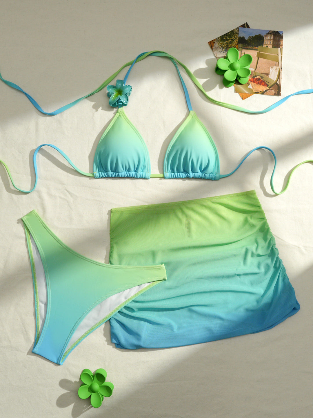Dame Sporty bikini sæt med modulær nederdel Skovae