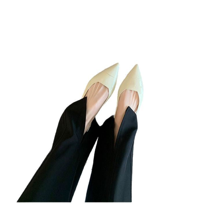 Dame spidse slingback ballerinaer med justerbar rem Stilla
