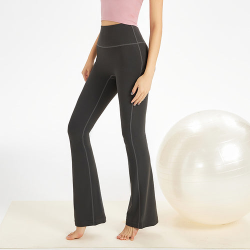 Dame Flared Sportleggings med høj talje og åndbart materiale Stilla