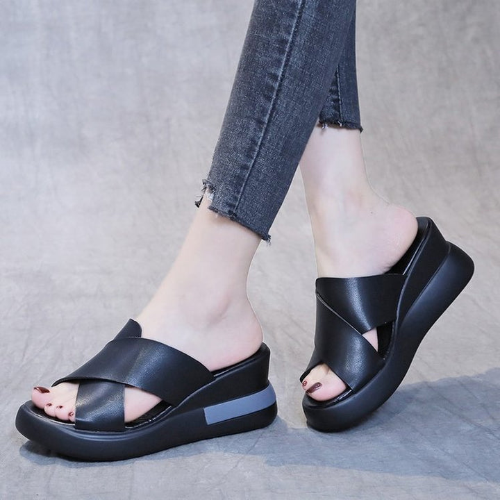 Dame Slingback-sandaler med elegant snit og luftig pasform Stilla