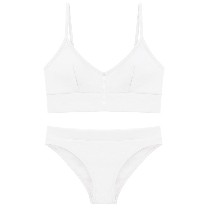 Dame bikini sæt med elegant V-udskæring og justerbare stropper Skovae
