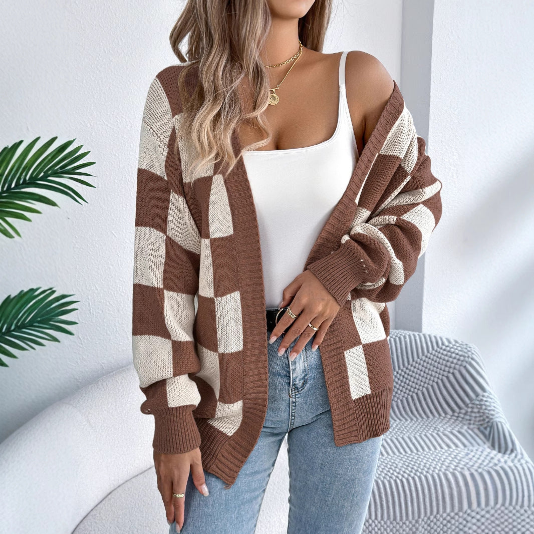 Dame Ternet Strik-Cardigan Stilla