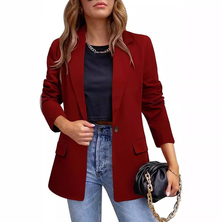 Dame Elegant Blazer med moderne snit og praktiske lommer Stilla