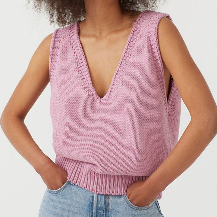 Dame legerer strikpullover Stilla