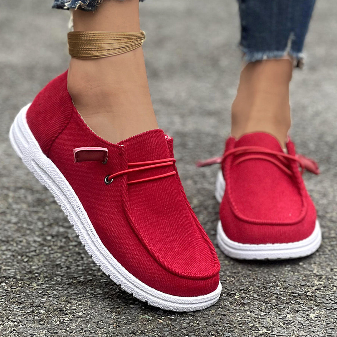 Dame Slip-On fritidssko med skridsikker sål og åndbart overdæk Stilla