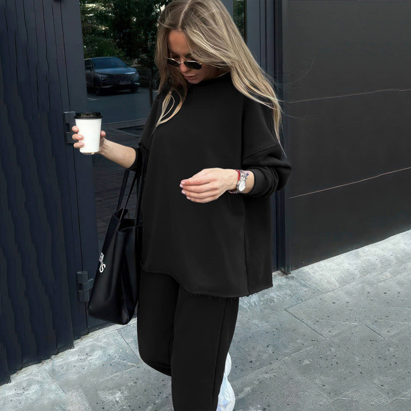 Stilla | Trendy Mode Elastiske Bukser To-Delt Sæt