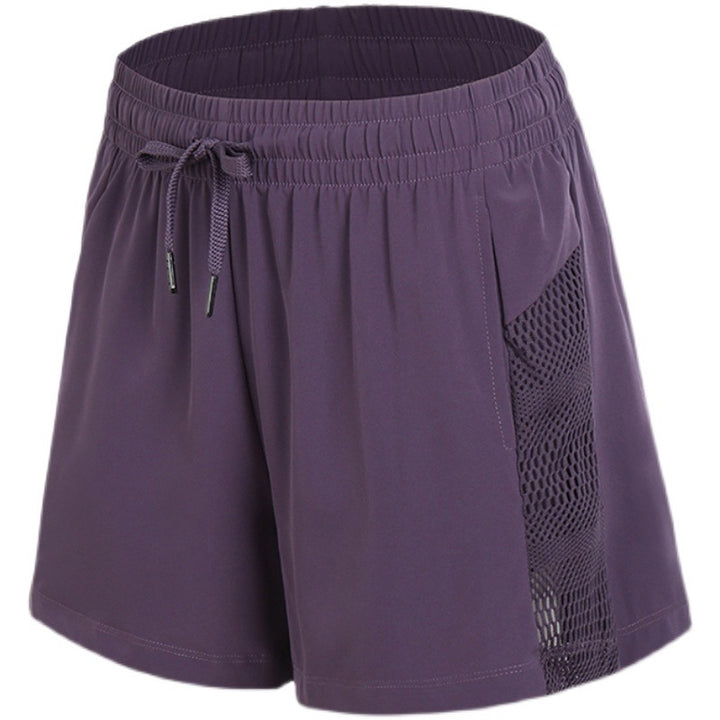 Dame Sporty træningsshorts med åndbart net-materiale og justerbar talje Stilla