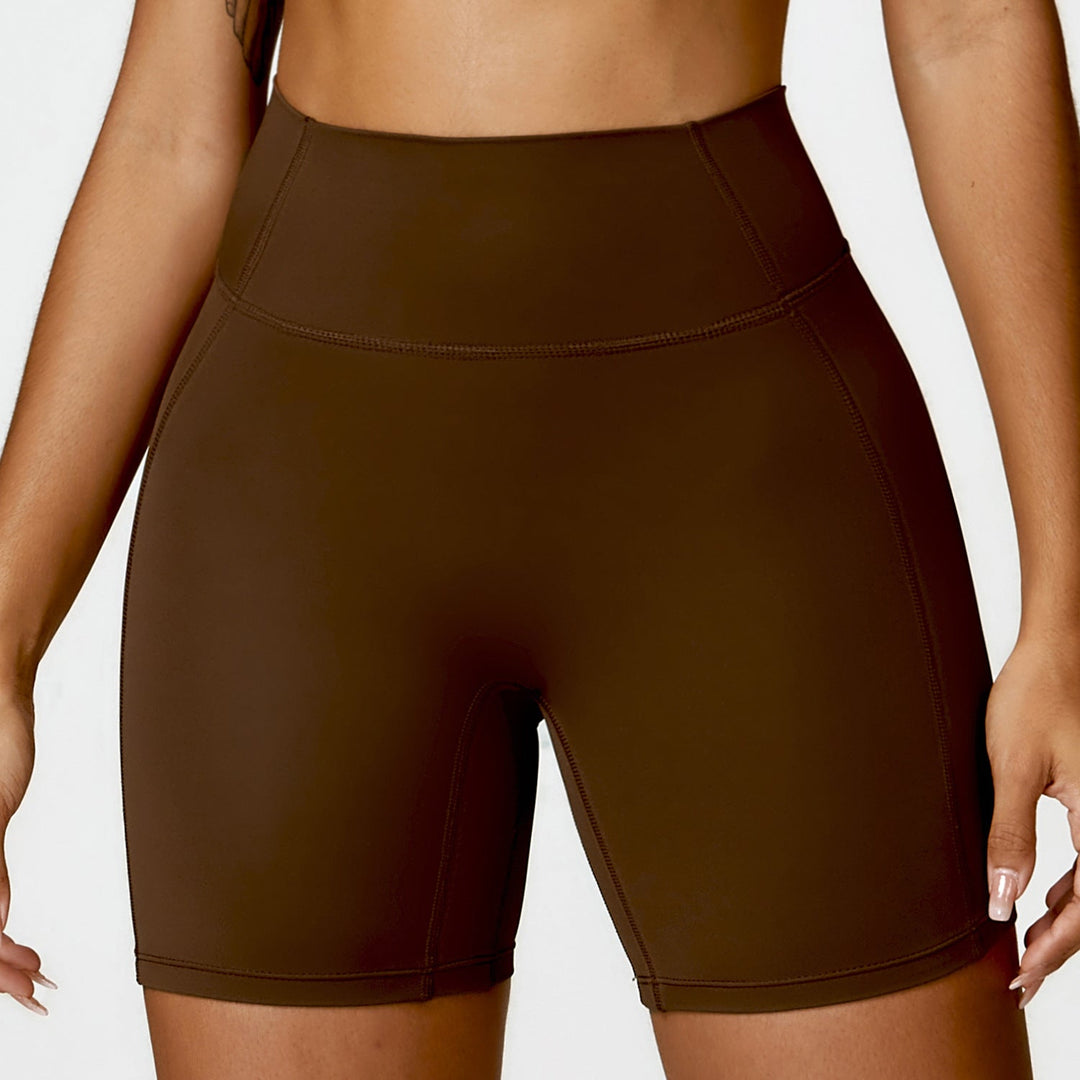 Stilla | Lifting Yoga Shorts Høj Talje Fitnessbukser Til Kvinder Åndbare Tætsiddende Sports Shorts