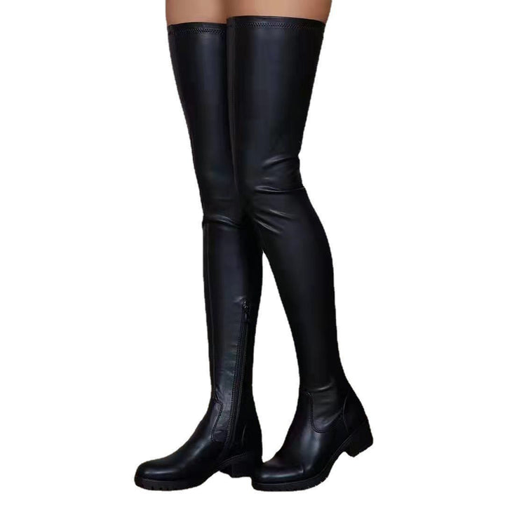 Dame Overknee-støvler med skridsikker sål og trendy design Stilla