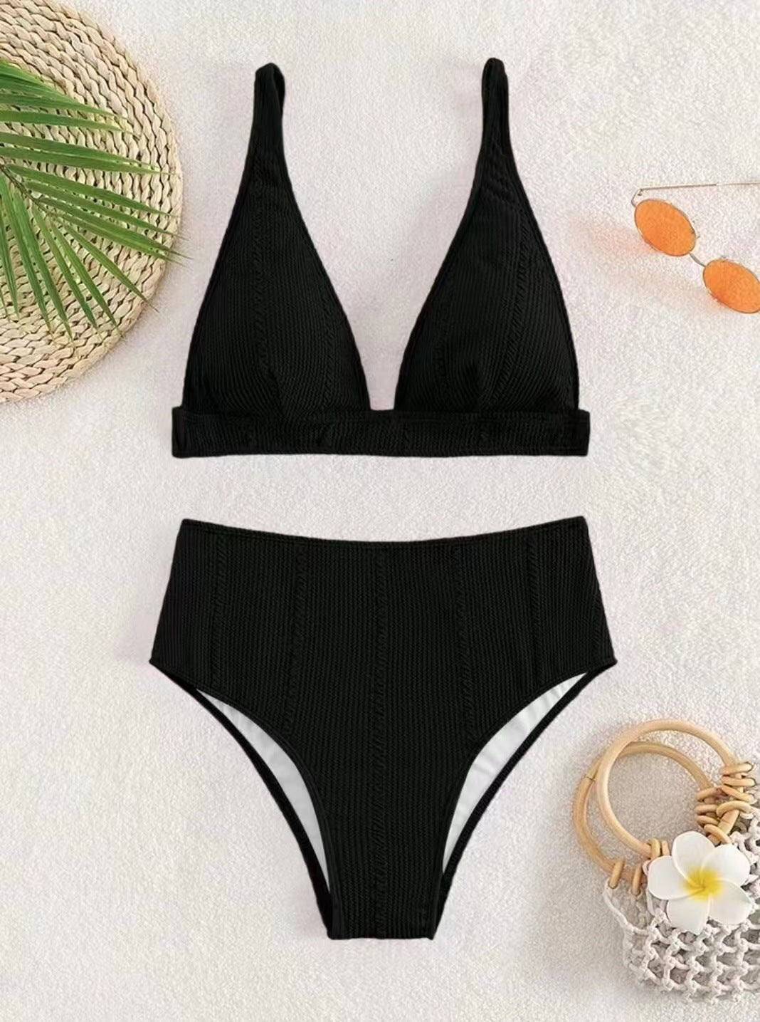 Dame Rip-High-Cut Bikini Set Stilla