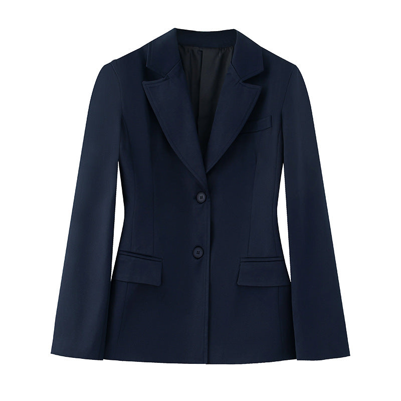 Femme Skræddersyet Blazer med Satinomslag Stilla