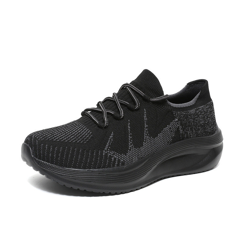 Herre Åndbar Stretch Strik Sneakers Stilla