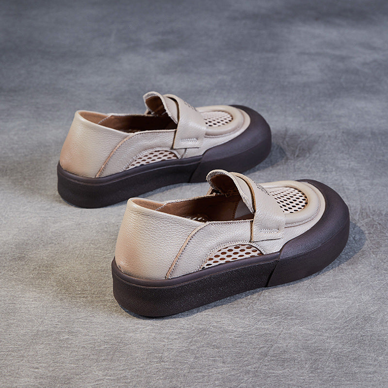 Dame Slip-On Sporty Sneakers med Åndbart Netdesign Stilla