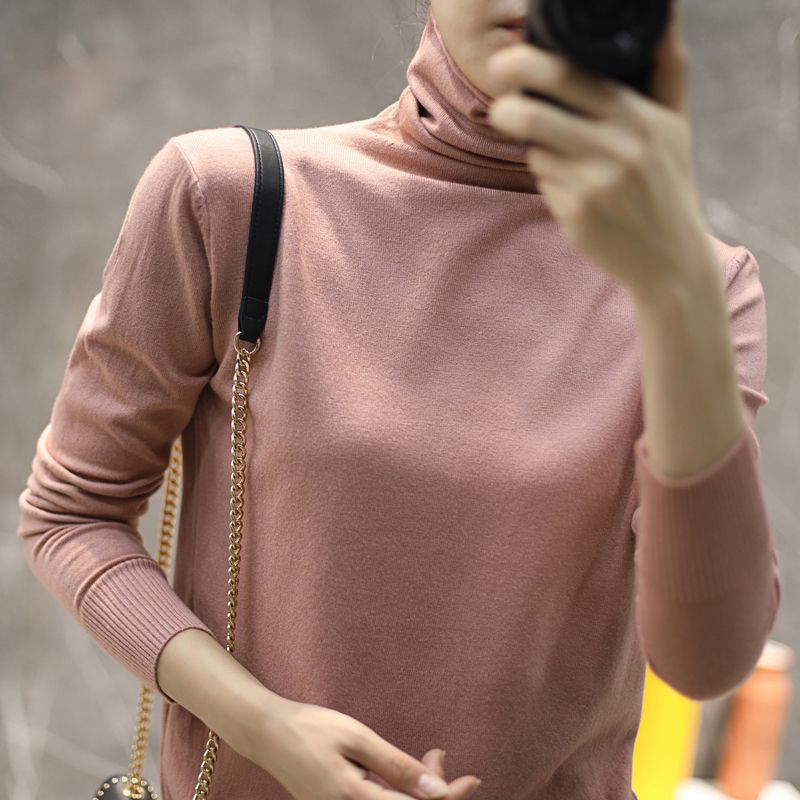 Kvindernes høj kvalitet turtleneck sweater Stilla