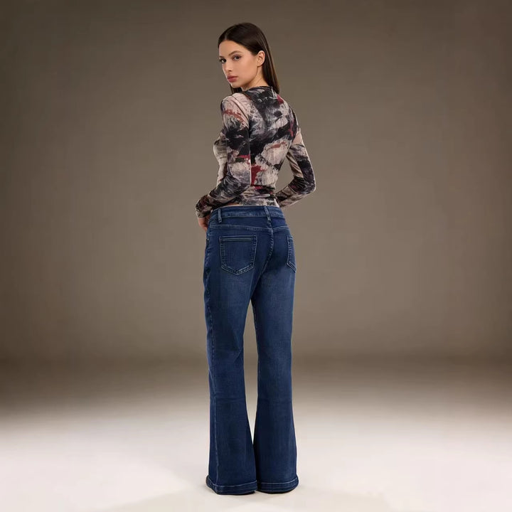 Damer elegant cropped top med puffærmer og vintage broderi Skovae