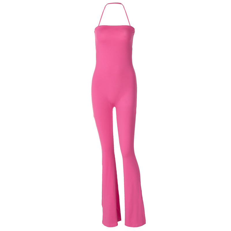 Dame elegant Jumpsuit med stropløs og tætsiddende design Stilla