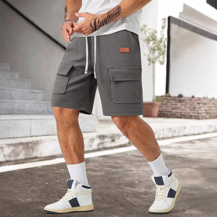 Herrer Cargo-shorts med praktiske lommer og åndbart stof Stilla