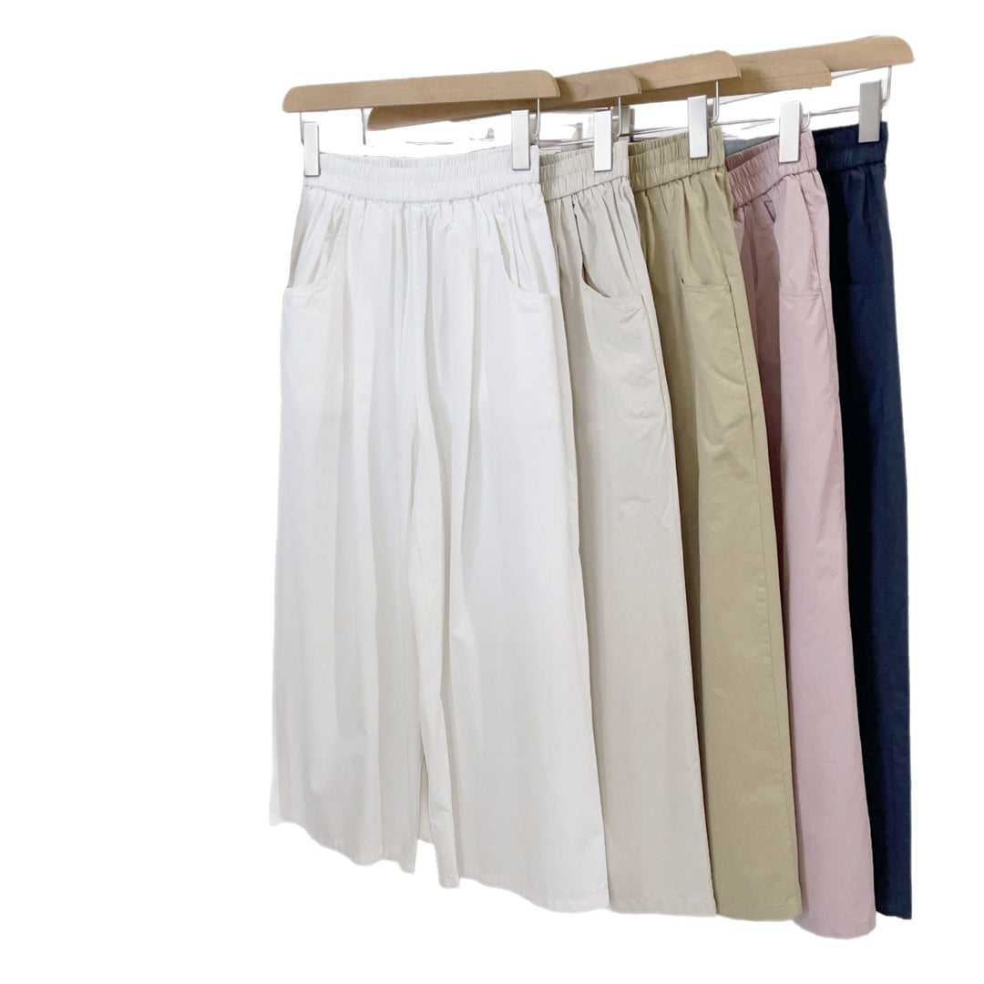Dame Relaxed Fit Plisse-Bukser Stilla