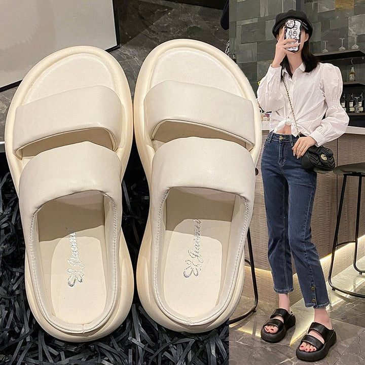 Dame Komfortable Sandaler med bred remdesign og blød sål Stilla