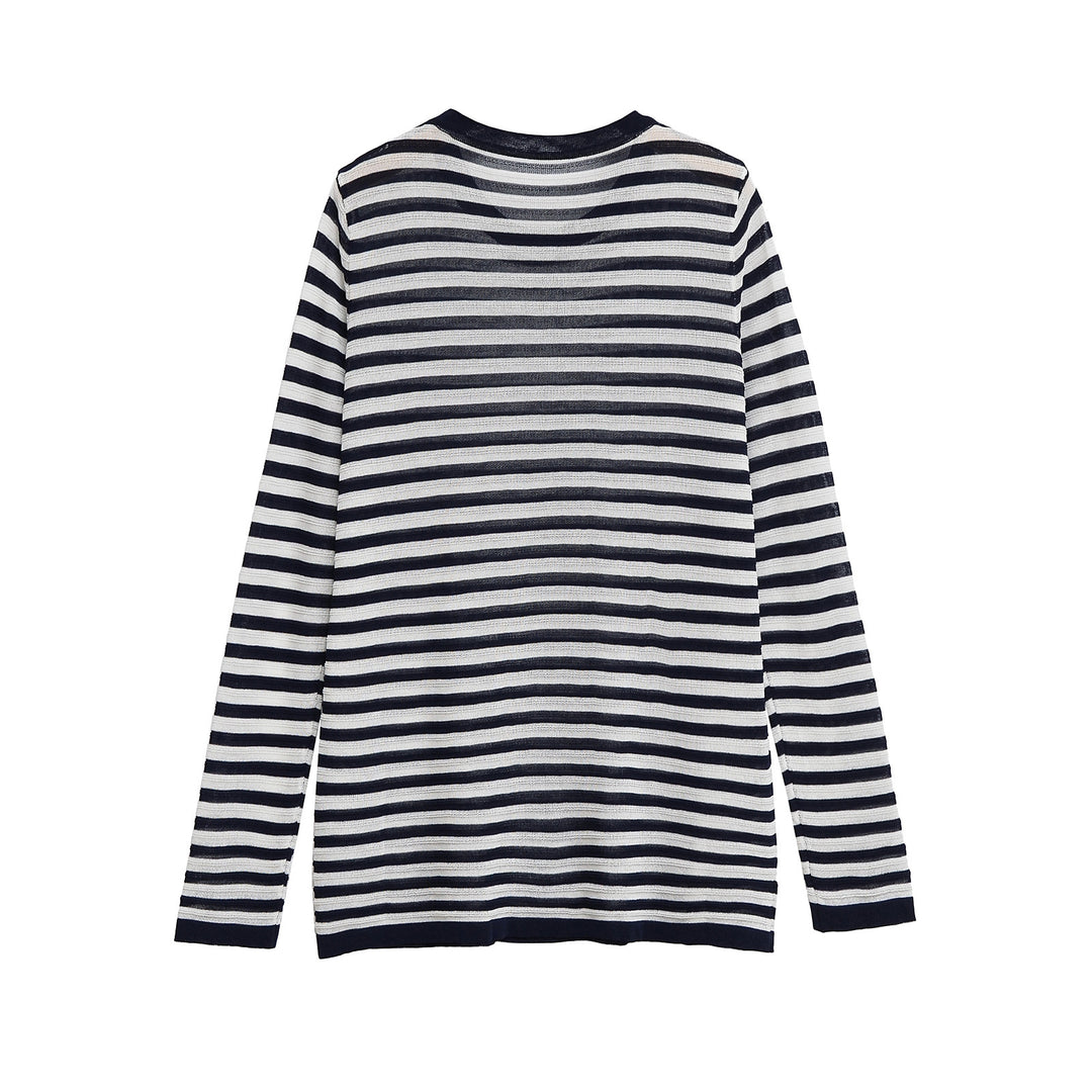Femme Langarm stribet T-Shirt Stilla