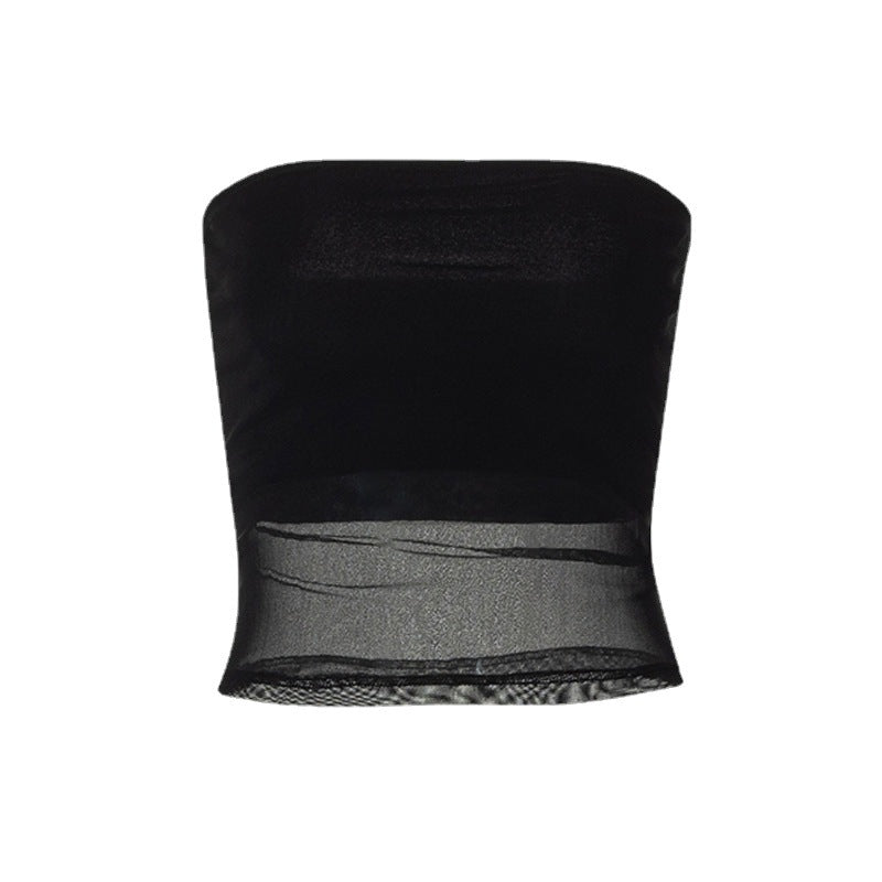 Dame Gennemsigtigt Bandeau-Top Stilla